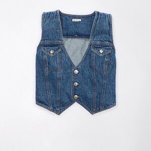 American Eagle Denim Vest